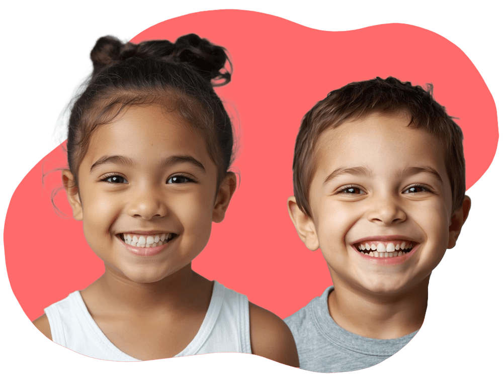 smiling children at beaverton child care