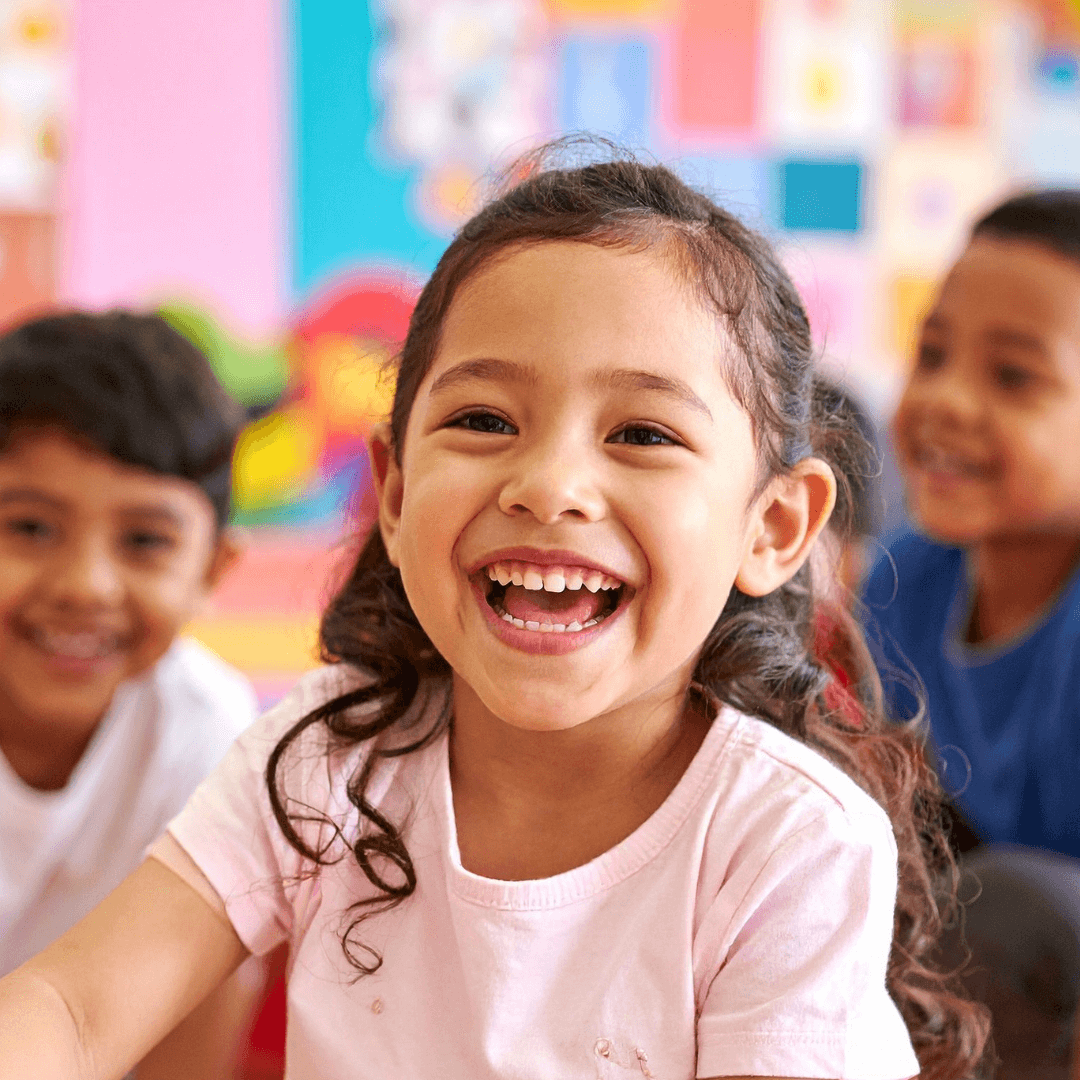 happy kid at beaverton preschool