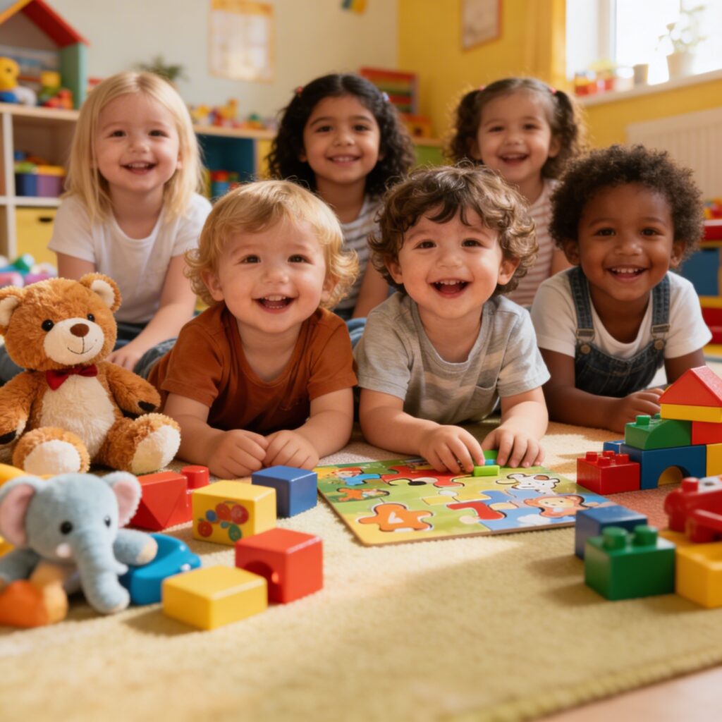 group of children at a day care center