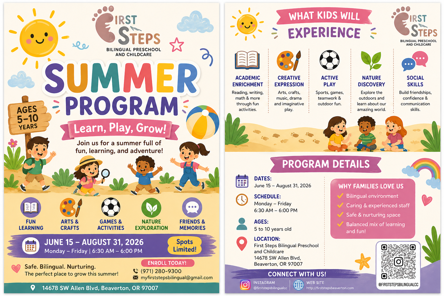 Enroll in our summer program today