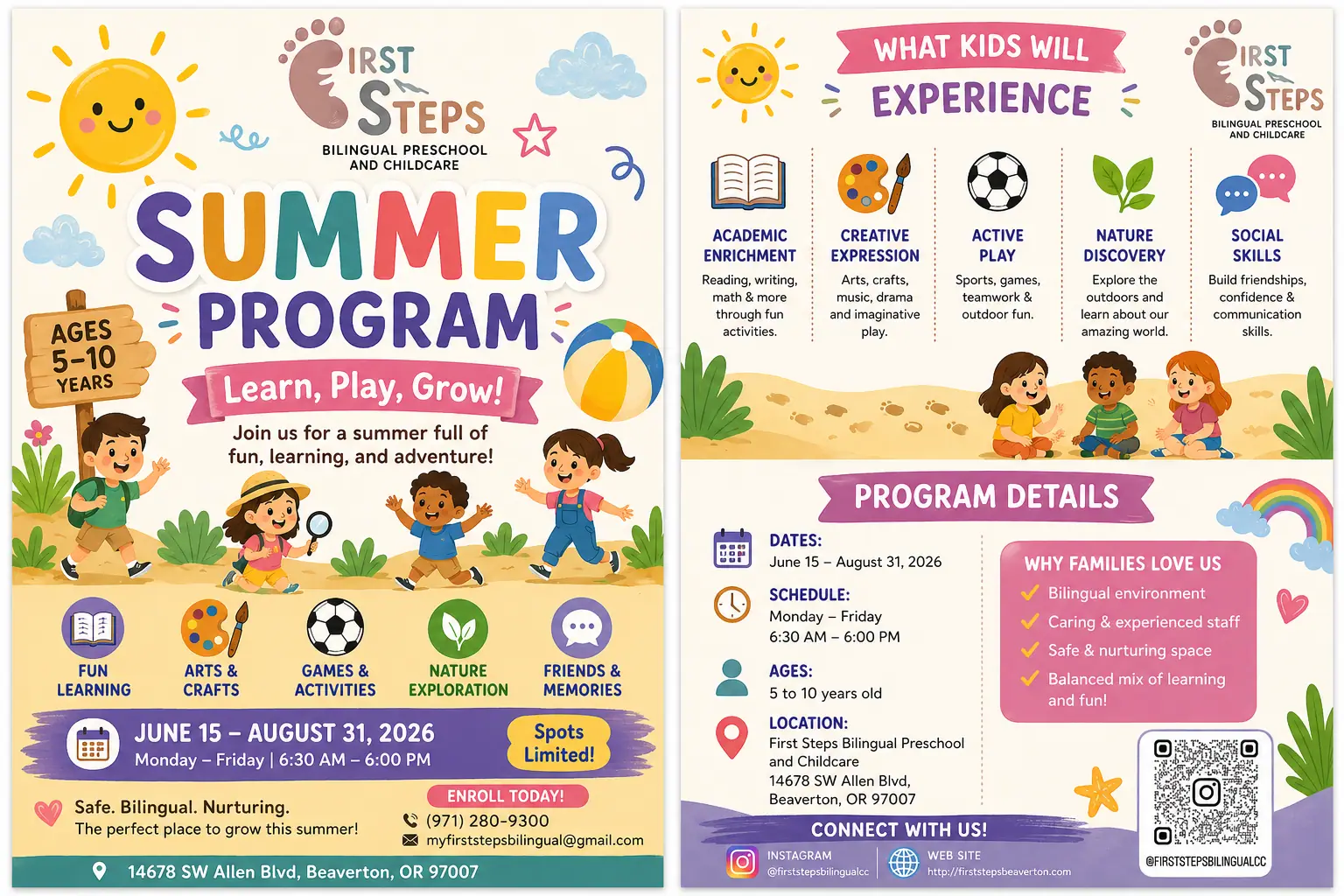 Enroll in our summer program today